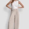 Pantalones plisados a rayas Pantalones plisados a rayas