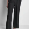 Pantalones sin cremallera de talle medio Pantalones sin cremallera de talle medio