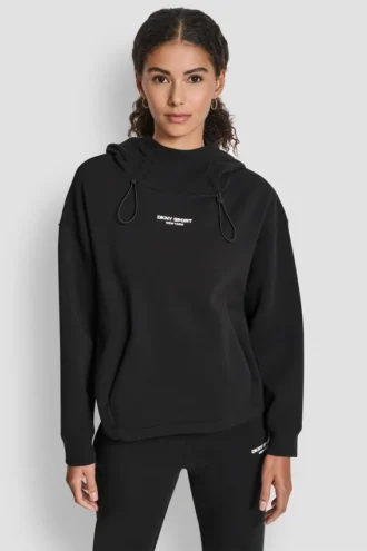 Sudadera con capucha Brooklyn Scuba con detalles de cordones elásticos y bolsillos
