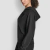 Sudadera con capucha oversize y logotipo flocado Sudadera con capucha oversize y logotipo flocado