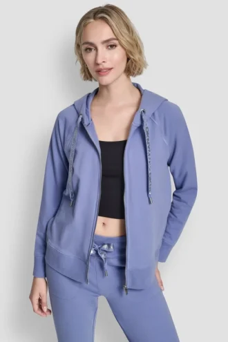 Sudadera con capucha y cordón con logotipo en dos tonos