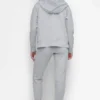 Sudadera con capucha y cordón con logotipo en dos tonos Sudadera con capucha y cordón con logotipo en dos tonos