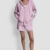 Sudadera con capucha y cremallera completa con logotipo metalizado Sudadera con capucha y cremallera completa con logotipo metalizado