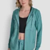 Sudadera con capucha y cremallera completa teñida al azar Sudadera con capucha y cremallera completa teñida al azar