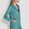 Sudadera con capucha y cremallera completa teñida al azar Sudadera con capucha y cremallera completa teñida al azar