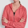 Sudadera con capucha y cremallera completa teñida al azar