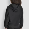 Sudadera con capucha y logo de pedrería en las mangas con corte holgado Sudadera con capucha y logo de pedrería en las mangas con corte holgado