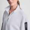 Sudadera con logo y cremallera de un cuarto Sudadera con logo y cremallera de un cuarto