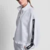 Sudadera con logo y cremallera de un cuarto Sudadera con logo y cremallera de un cuarto