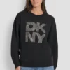 Sudadera con logotipo con adornos