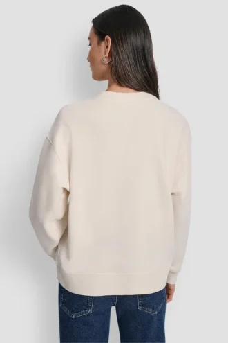 Sudadera con logotipo con adornos