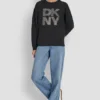Sudadera con logotipo con adornos