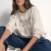 Sudadera con logotipo con adornos Sudadera con logotipo con adornos