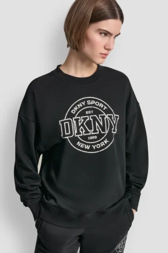 Sudadera con logotipo universitario