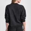Sudadera de felpa con logo burbuja metalizado Sudadera de felpa con logo burbuja metalizado