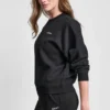 Sudadera de felpa con logo burbuja metalizado Sudadera de felpa con logo burbuja metalizado