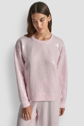 Sudadera de manga larga con lentejuelas