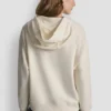 Sudadera DKNY Vaqueros con logotipo bordado en satén y puntada de cadena Sudadera DKNY Vaqueros con logotipo bordado en satén y puntada de cadena