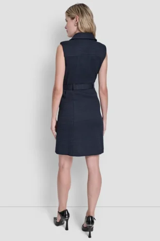 Vestido de blazer sin mangas Vestido de blazer sin mangas