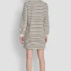 Vestido de sudadera plisado con lentejuelas