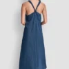 Vestido Maxi con cuello en V y tirantes anudados Vestido Maxi con cuello en V y tirantes anudados