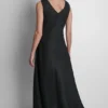 Vestido Maxi de lino deshilachado Vestido Maxi de lino deshilachado