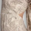 Vestido sin mangas con costuras y lazo en la espalda Vestido sin mangas con costuras y lazo en la espalda