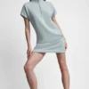 Vestido tipo zapatilla con logotipo burbuja metalizado Vestido tipo zapatilla con logotipo burbuja metalizado