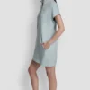 Vestido tipo zapatilla con logotipo burbuja metalizado Vestido tipo zapatilla con logotipo burbuja metalizado
